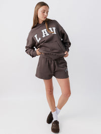 Applique Fleece Shorts