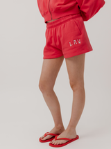 Applique Fleece Short