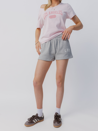 Applique Fleece Short