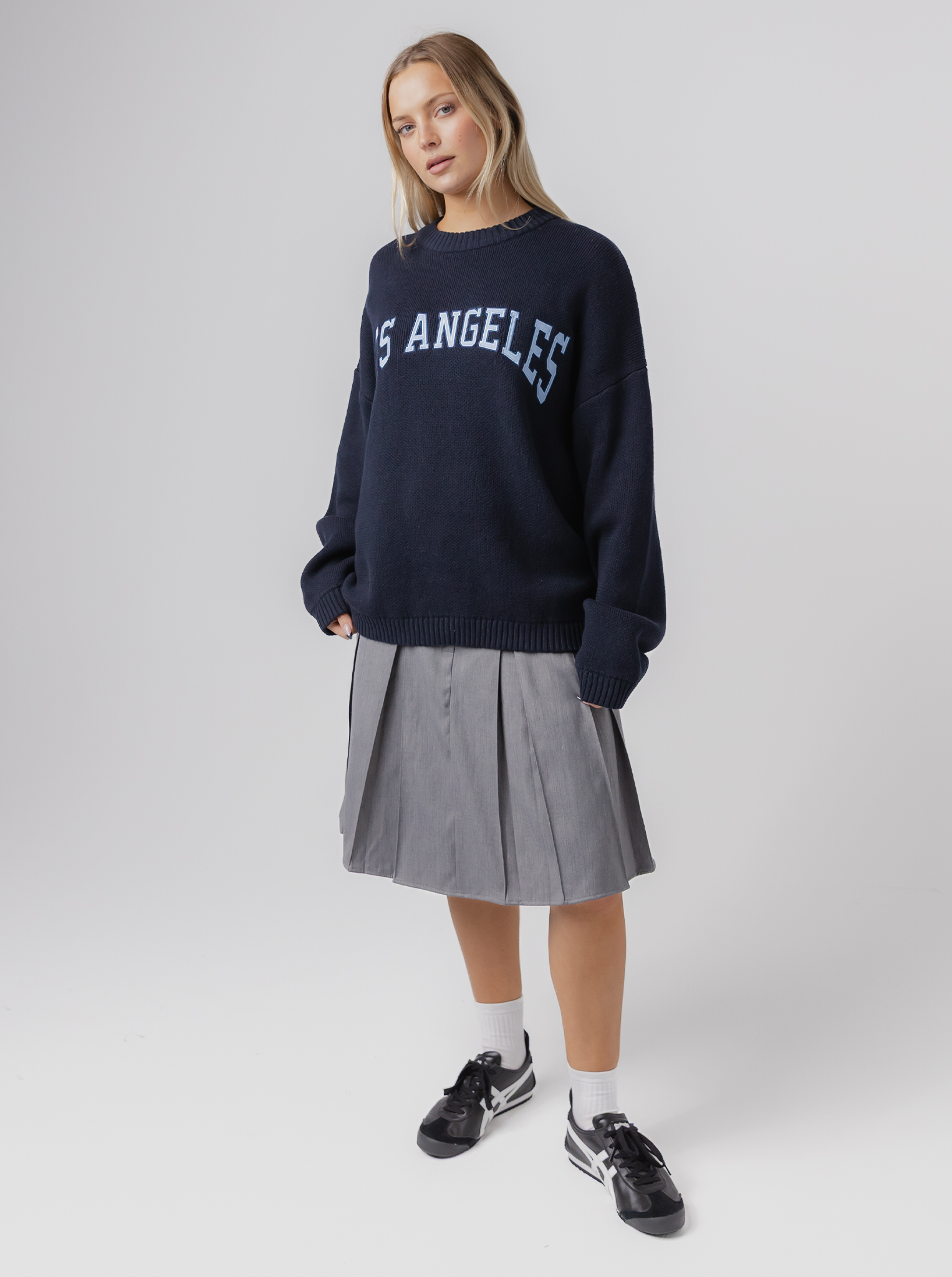 Varsity Applique Knit