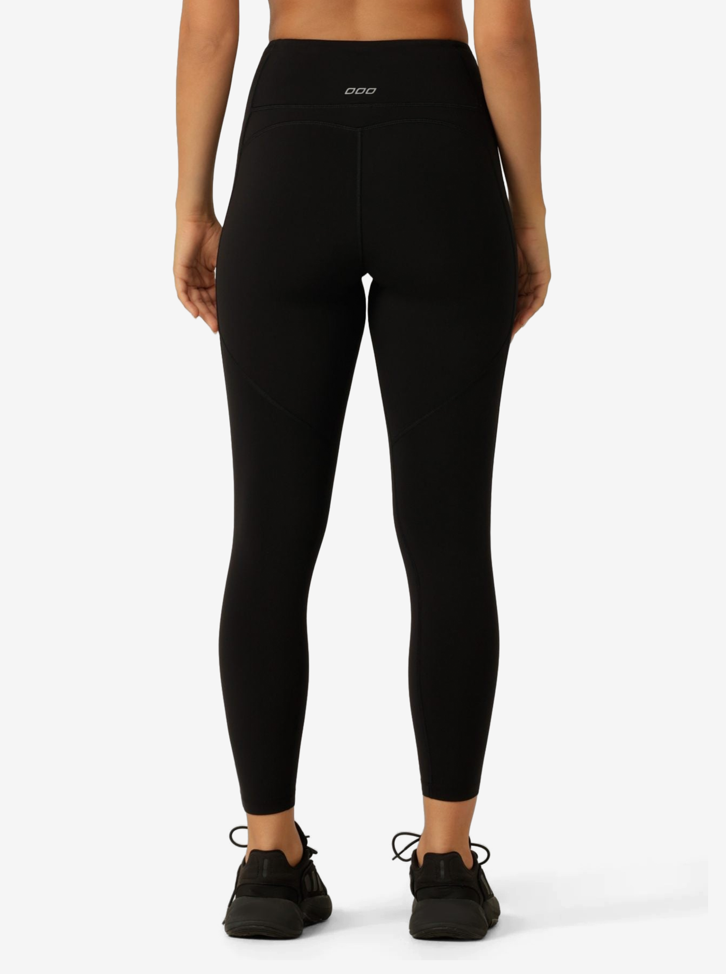 Lorna Jane W Amy No Chafe Phone Pocket Ankle Biter Leggings - Recycled Black