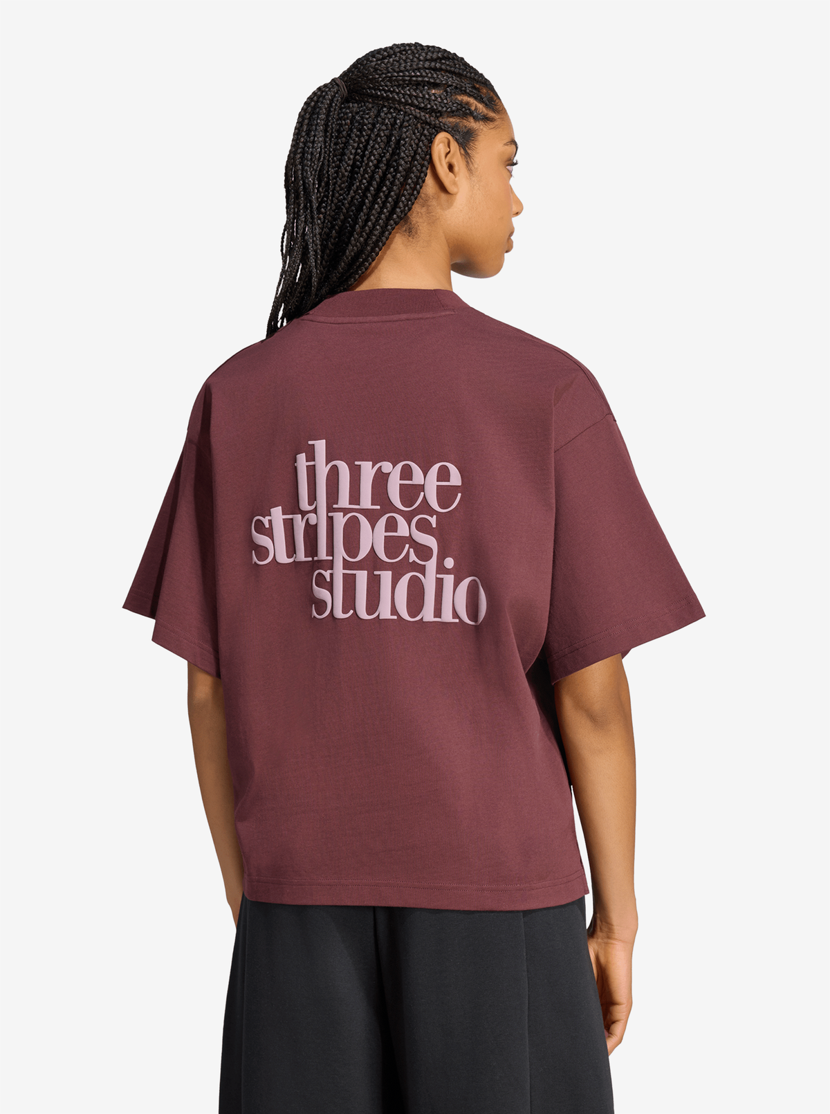 3-Stripes Studio Boyfriend Tee