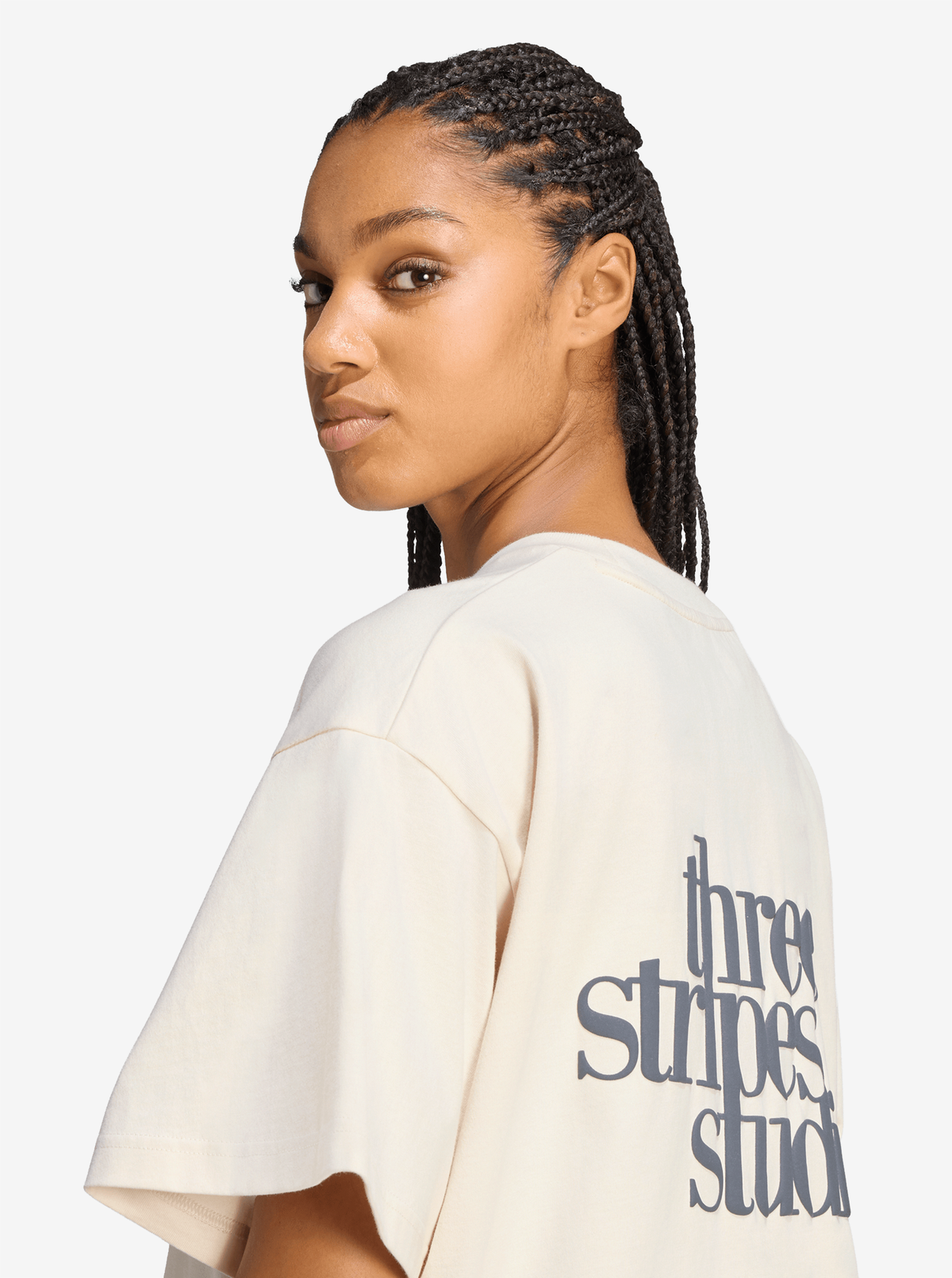 3-Stripes Studio Boyfriend Tee