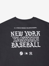 Yankees Black Letter Box Tee