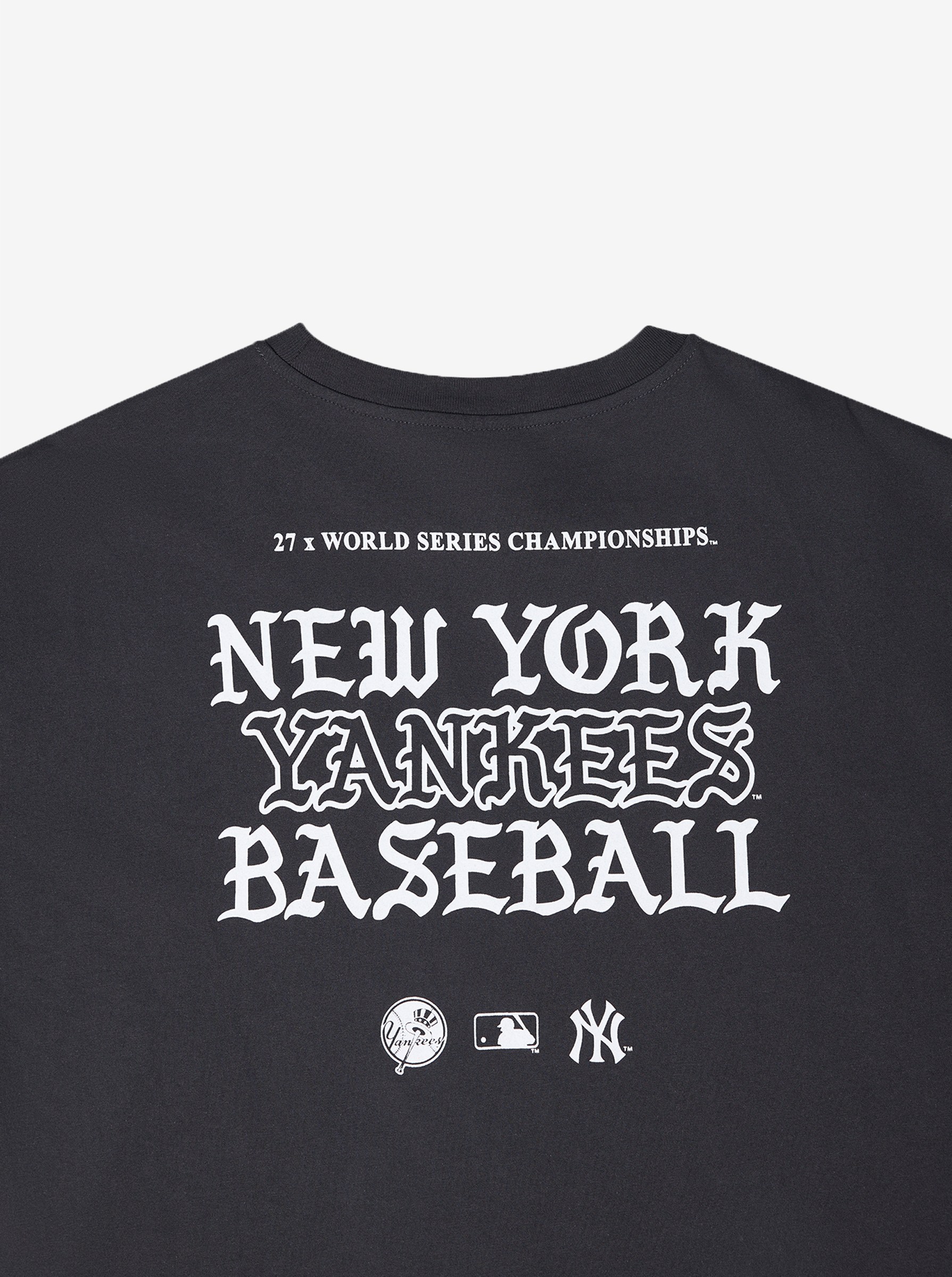 Yankees Black Letter Box Tee