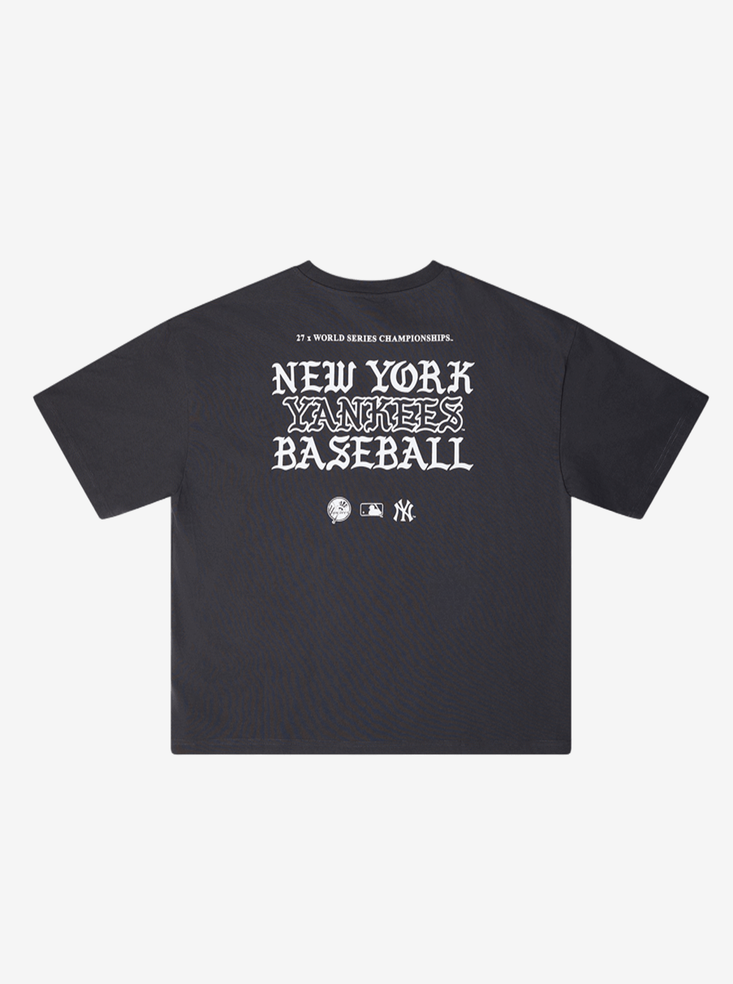 Yankees Black Letter Box Tee