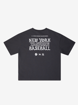 Yankees Black Letter Box Tee
