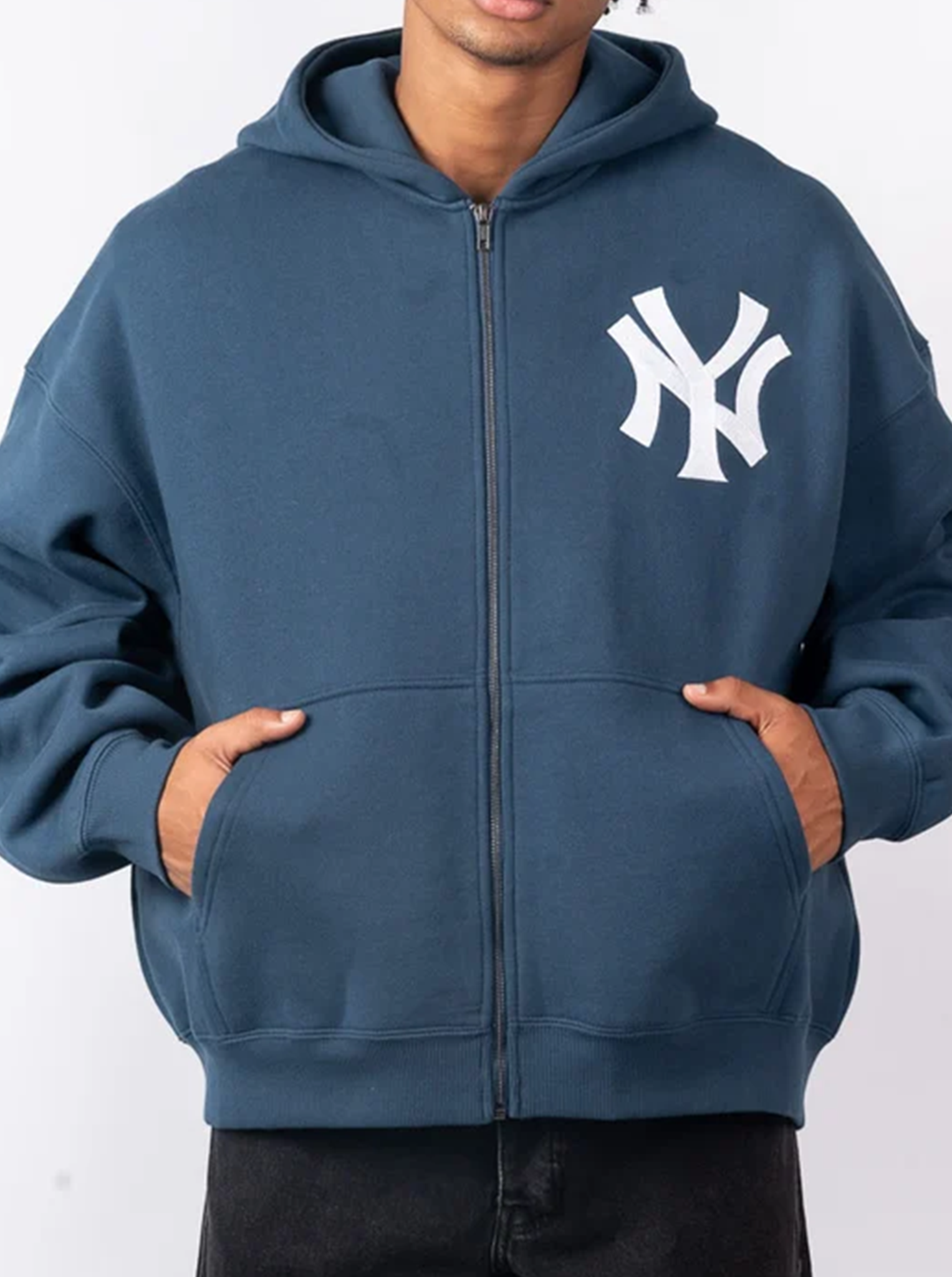 New York Yankees FZ Boxy Hoody - Main Image