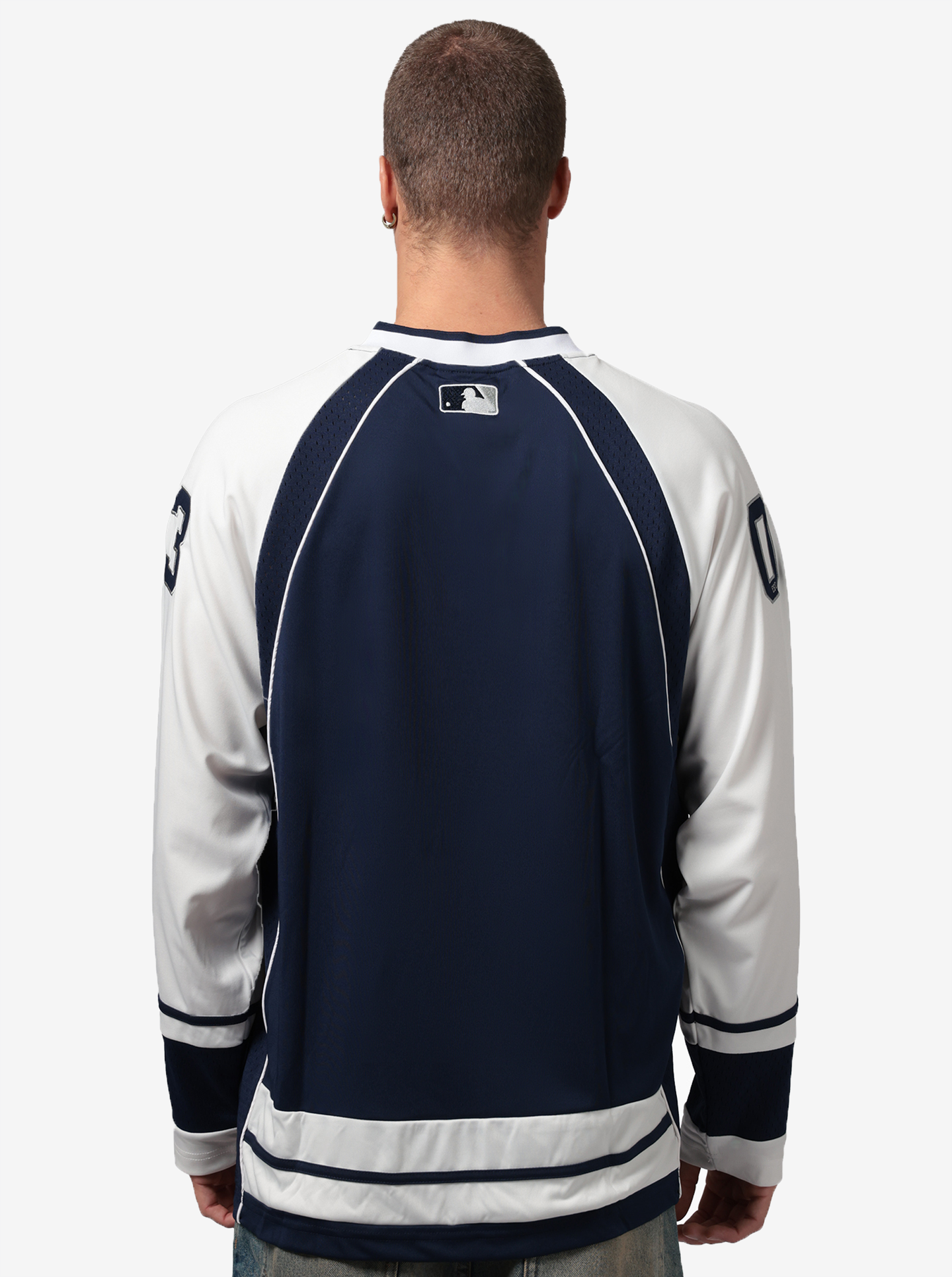 Yankees Mixed Mesh Long Sleeve Jersey