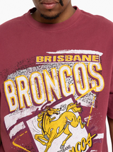 Abstract Tee Broncos
