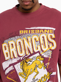 Abstract Tee Broncos