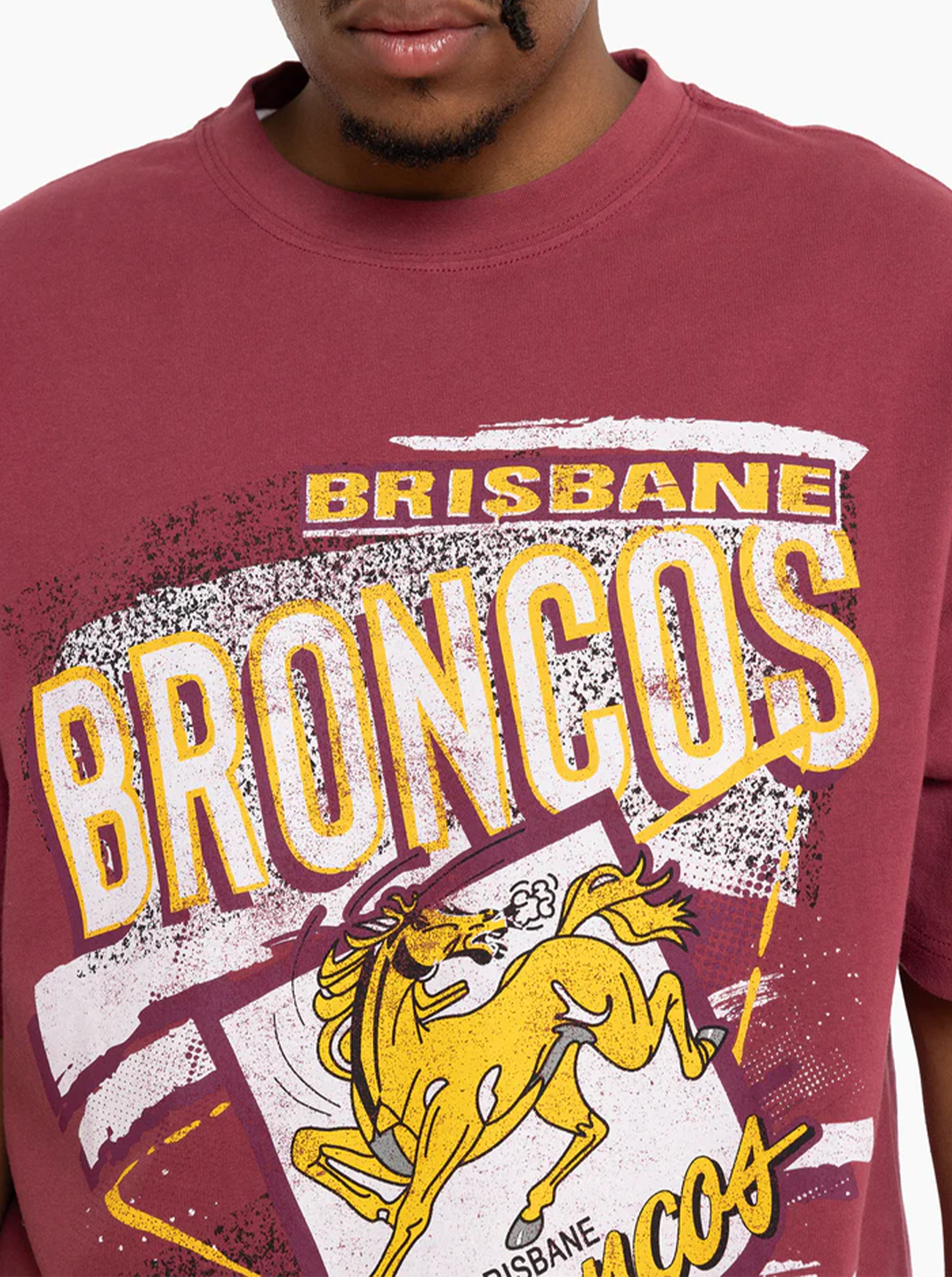 Abstract Tee Broncos
