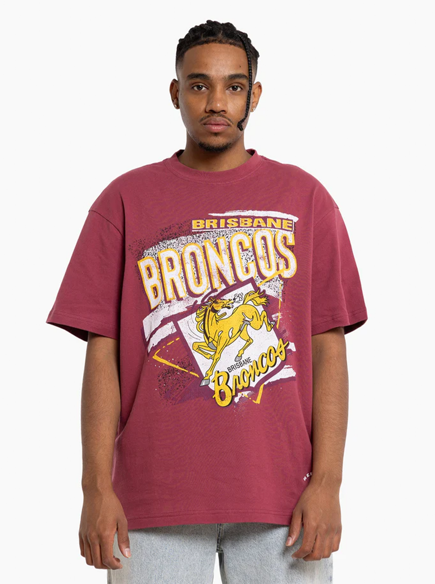 Abstract Tee Broncos