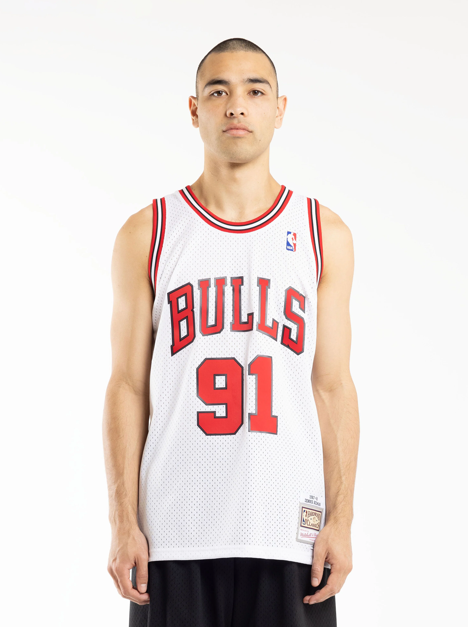 Chicago Bulls Dennis Rodman 97-98 Home Swingman Jersey