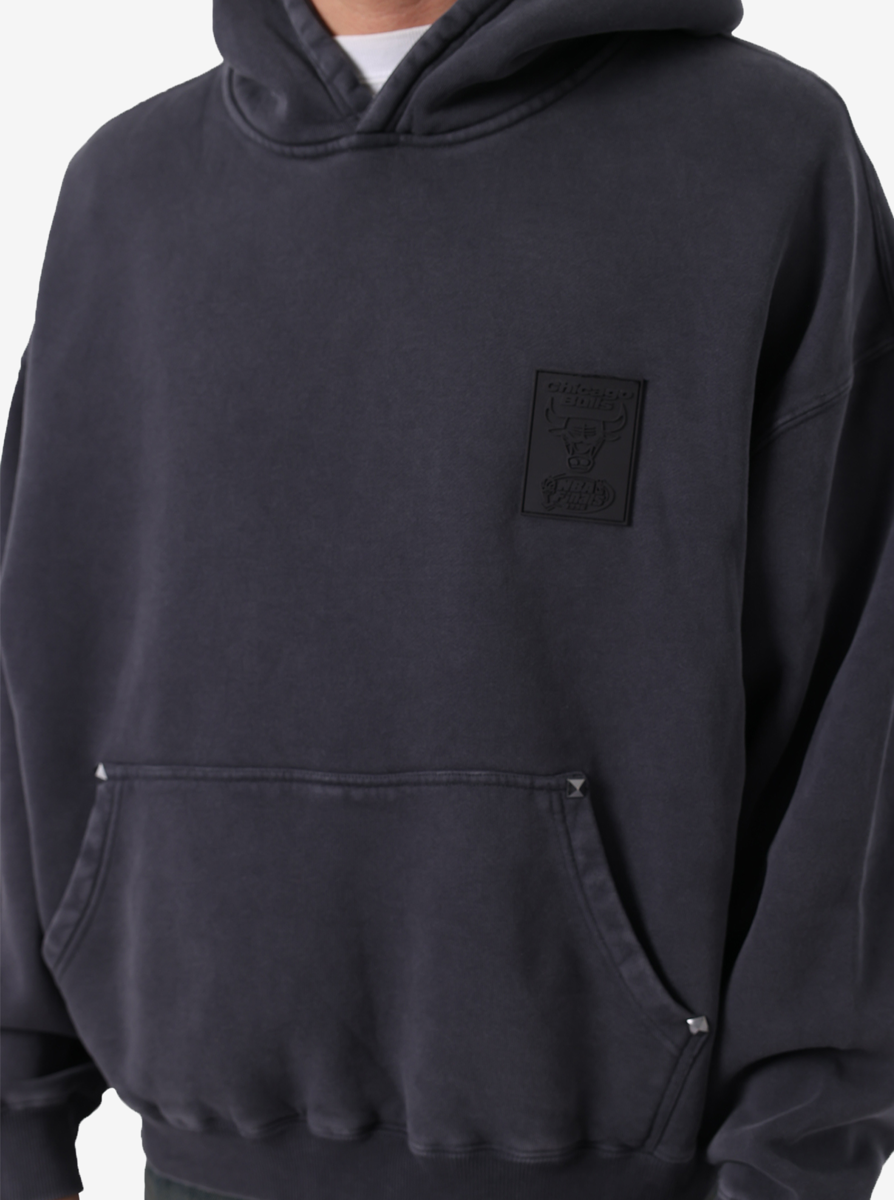 Chicago Bulls Studded Box Fit Hoodie