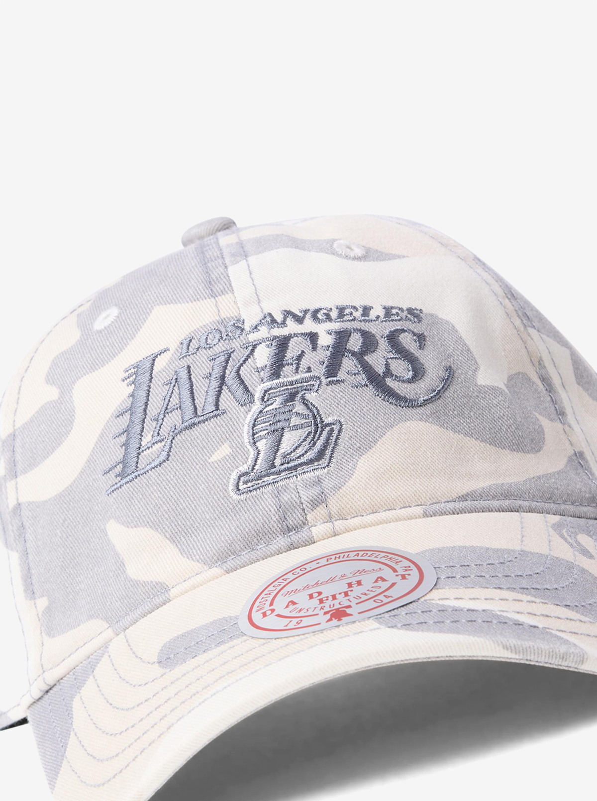LA Lakers Snow Camo Dad Cap