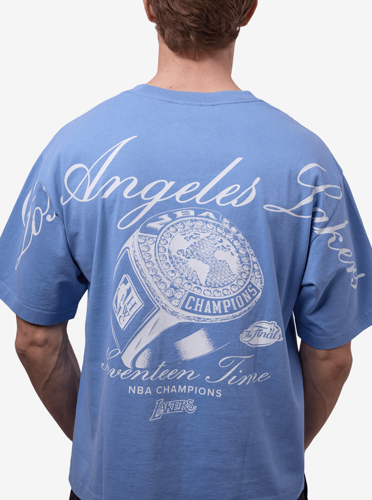 Script Text Box Fit Tee