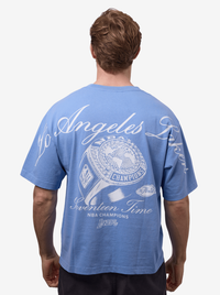 Script Text Box Fit Tee