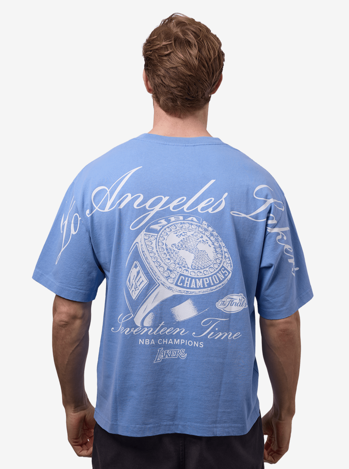 Script Text Box Fit Tee