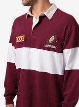 Queensland Maroons Paneled Rugby Top
