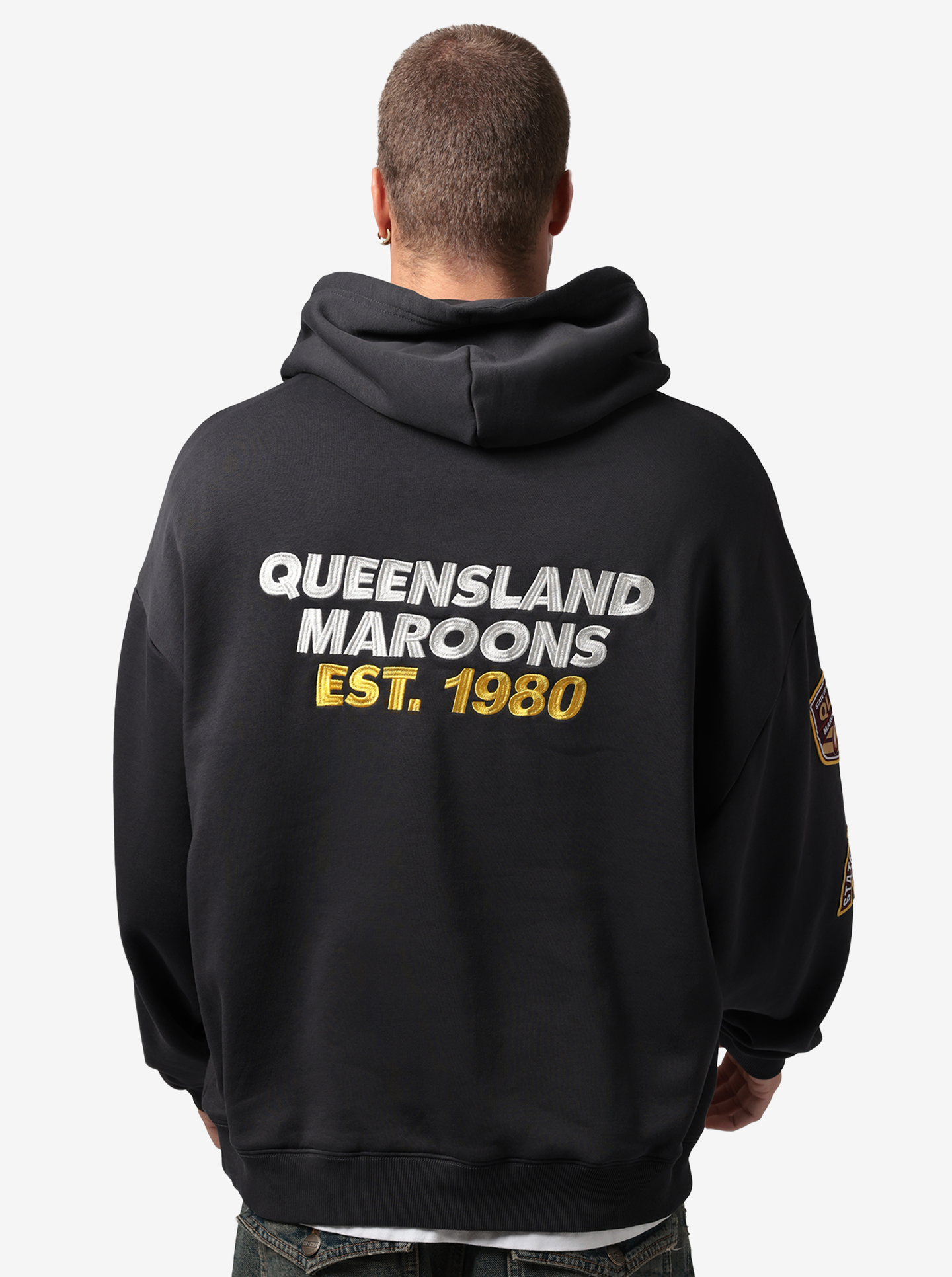 Queensland Maroons Boxy Hoodie