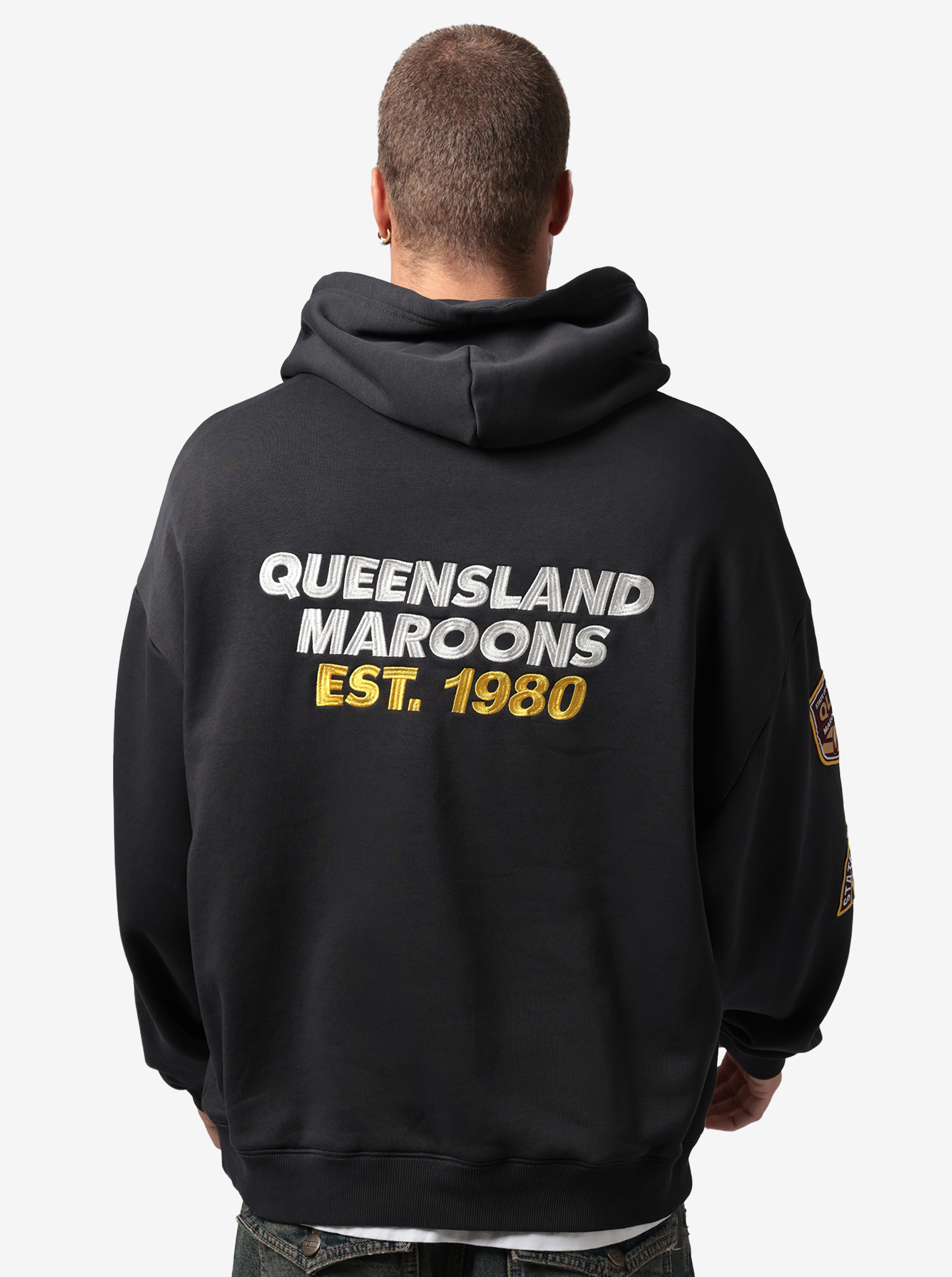 Queensland Maroons Boxy Hoodie