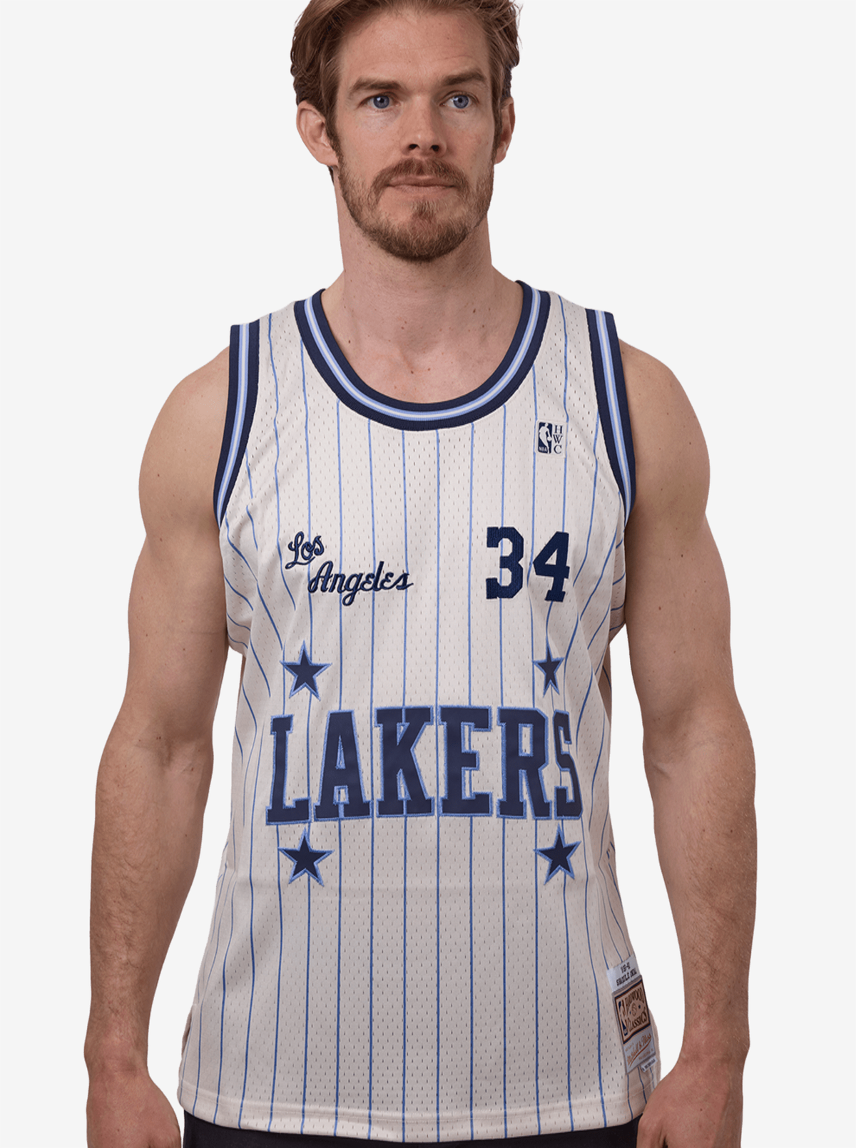 LA Lakers Energy Shaquille O’Neal Swingman Playoff Jersey