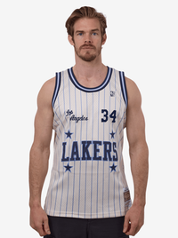 LA Lakers Energy Shaquille O’Neal Swingman Playoff Jersey