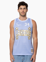 LA Lakers Tip-Off Shaquille O'Neal Swingman Jersey
