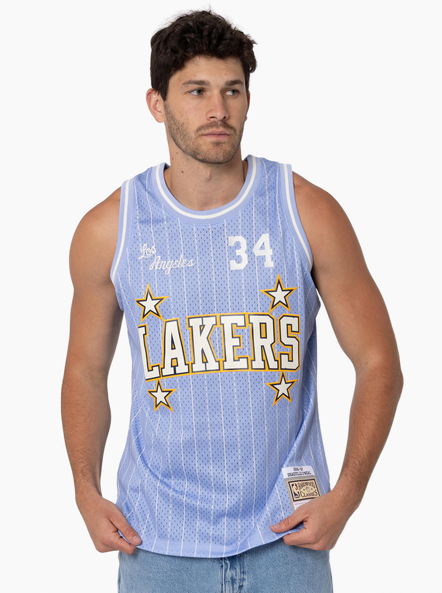 LA Lakers Tip-Off Shaquille O'Neal Swingman Jersey