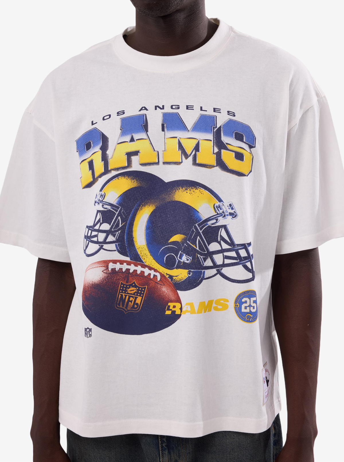 Rams Helmet Box Fit T-Shirt