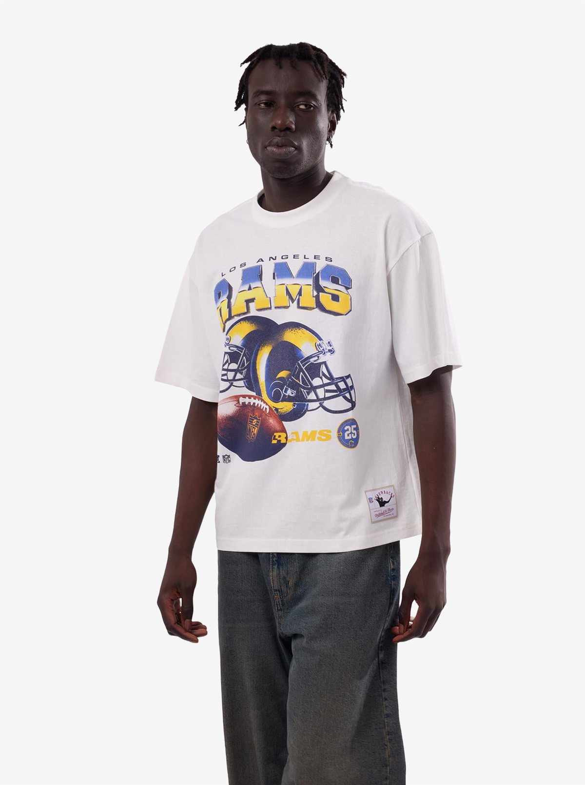 Rams Helmet Box Fit T-Shirt