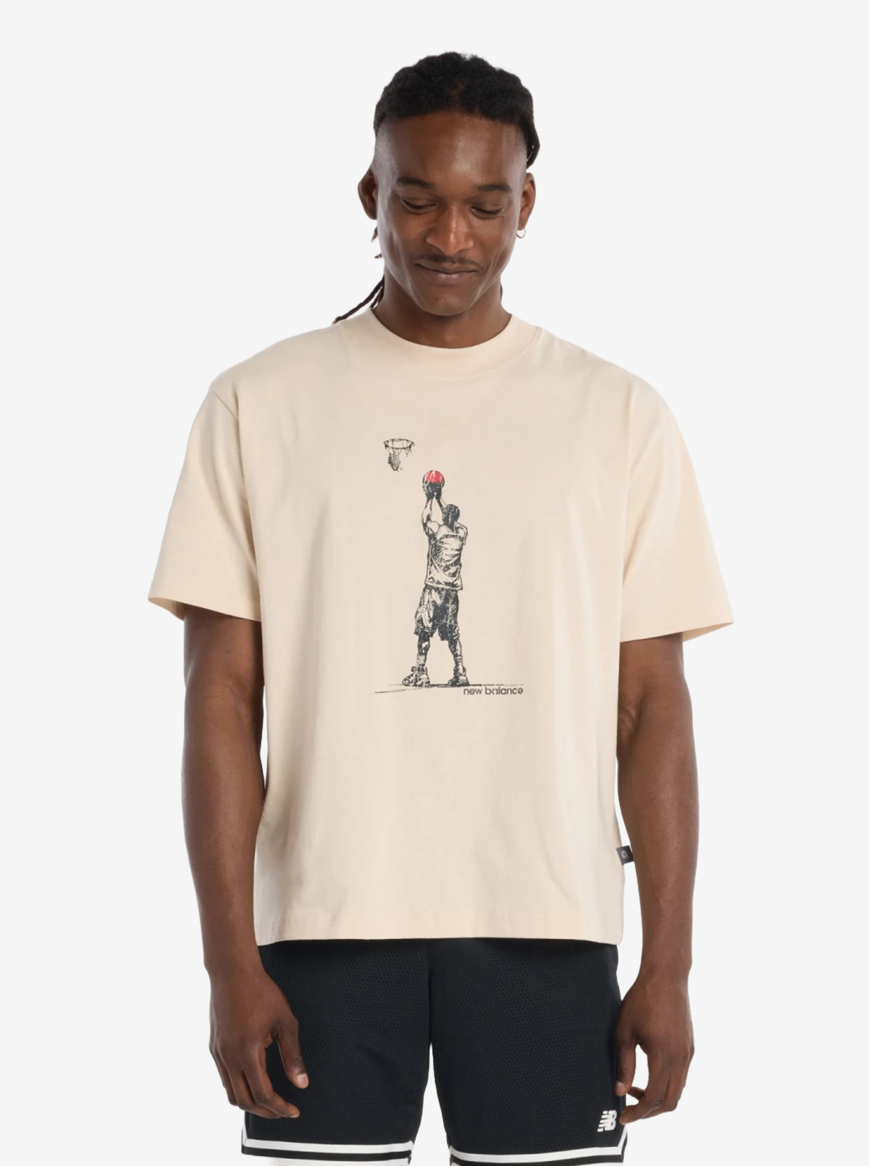 Hoops Player Graphic T-Shirt