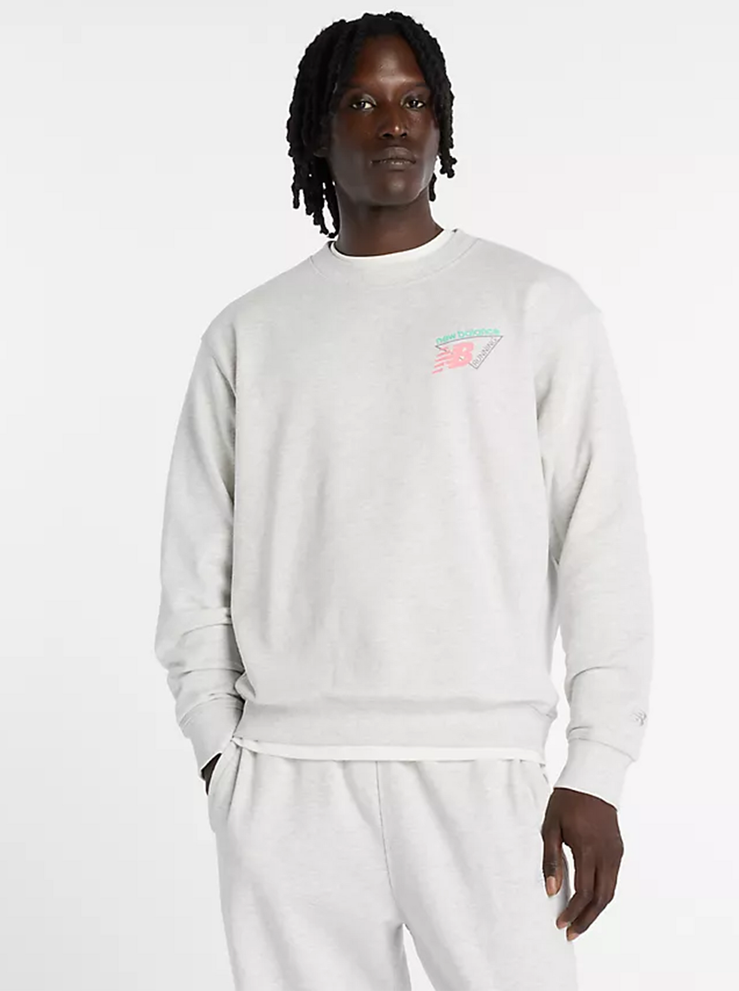 Classic Tri-Logo French Terry Crew Neck
