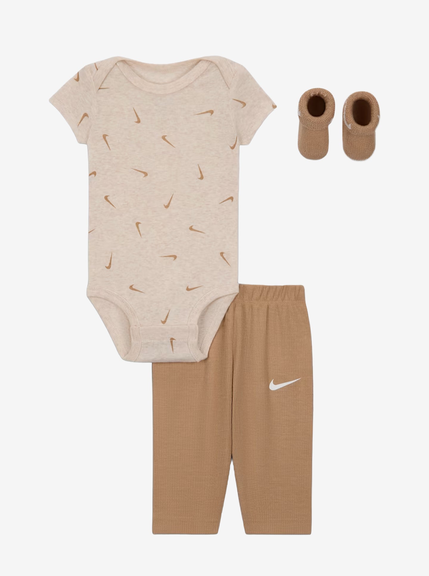3-Piece Bodysuit and Waffle Pants Set