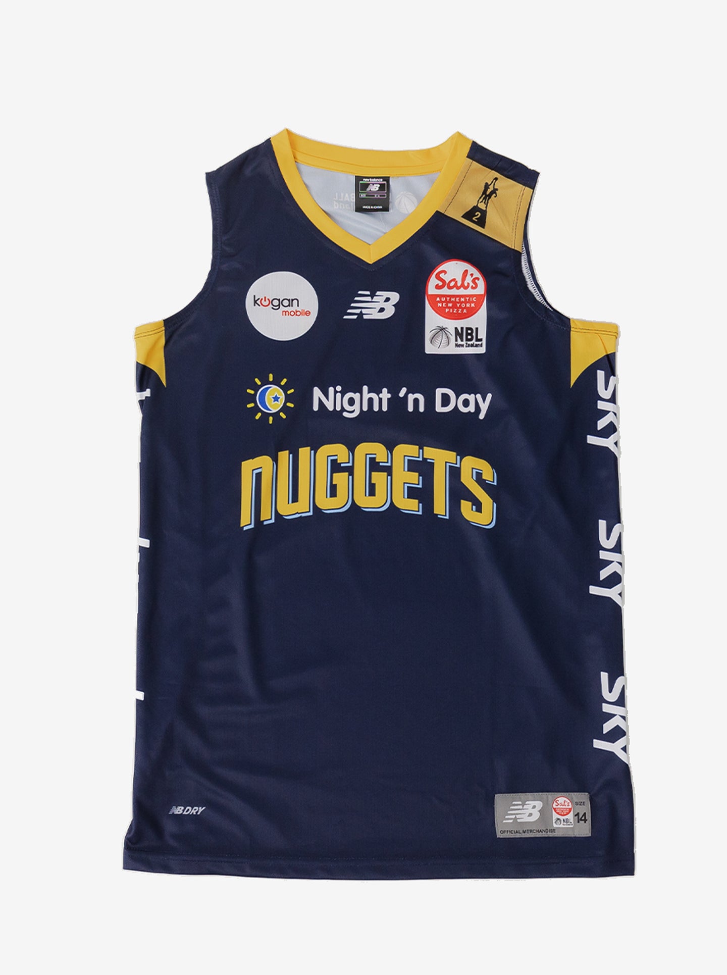 NZNBL Otago Nuggets Home Singlet Youth