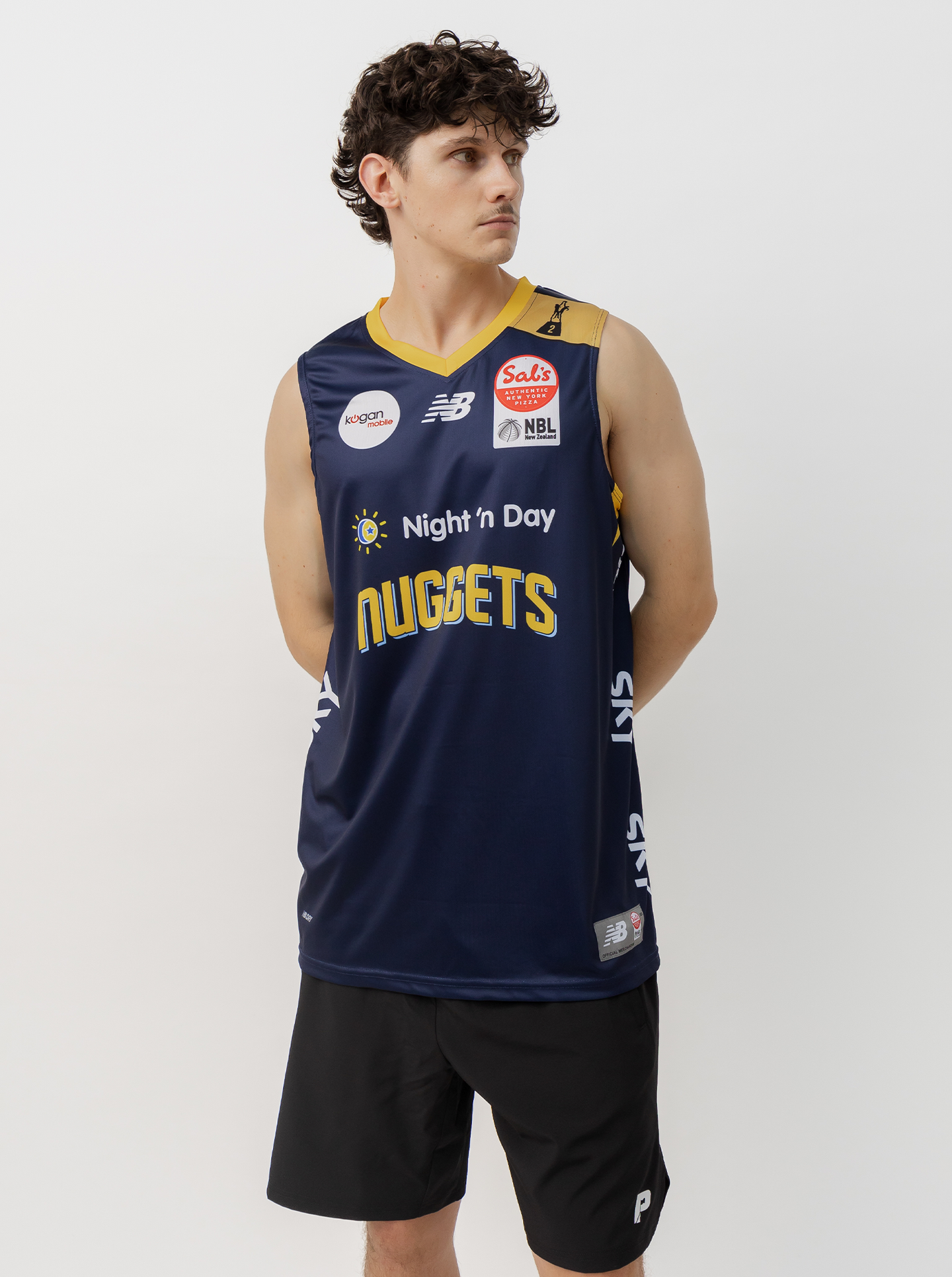 NZNBL Otago Nuggets Home Singlet Mens