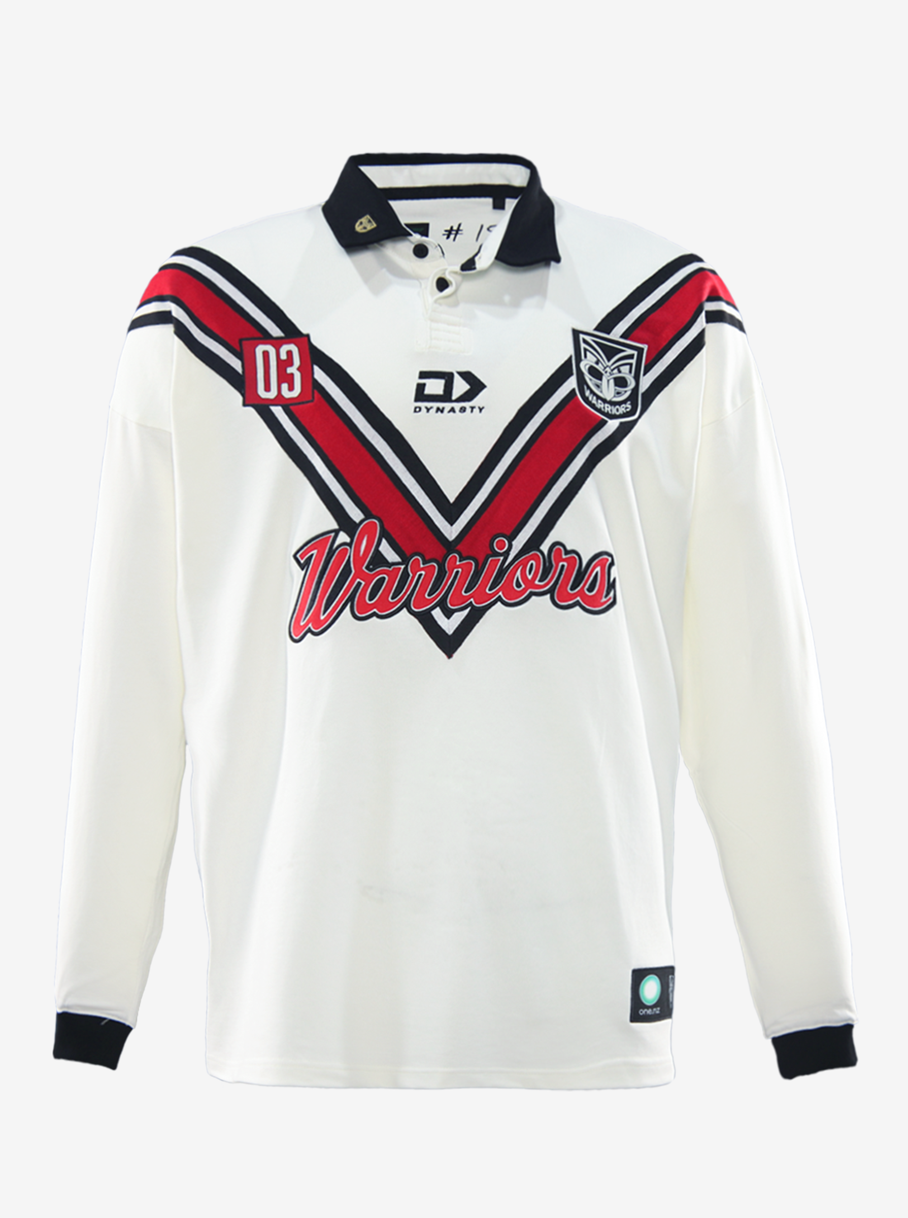 2026 NZ Warriors '03 Fauxback Traditional Polo