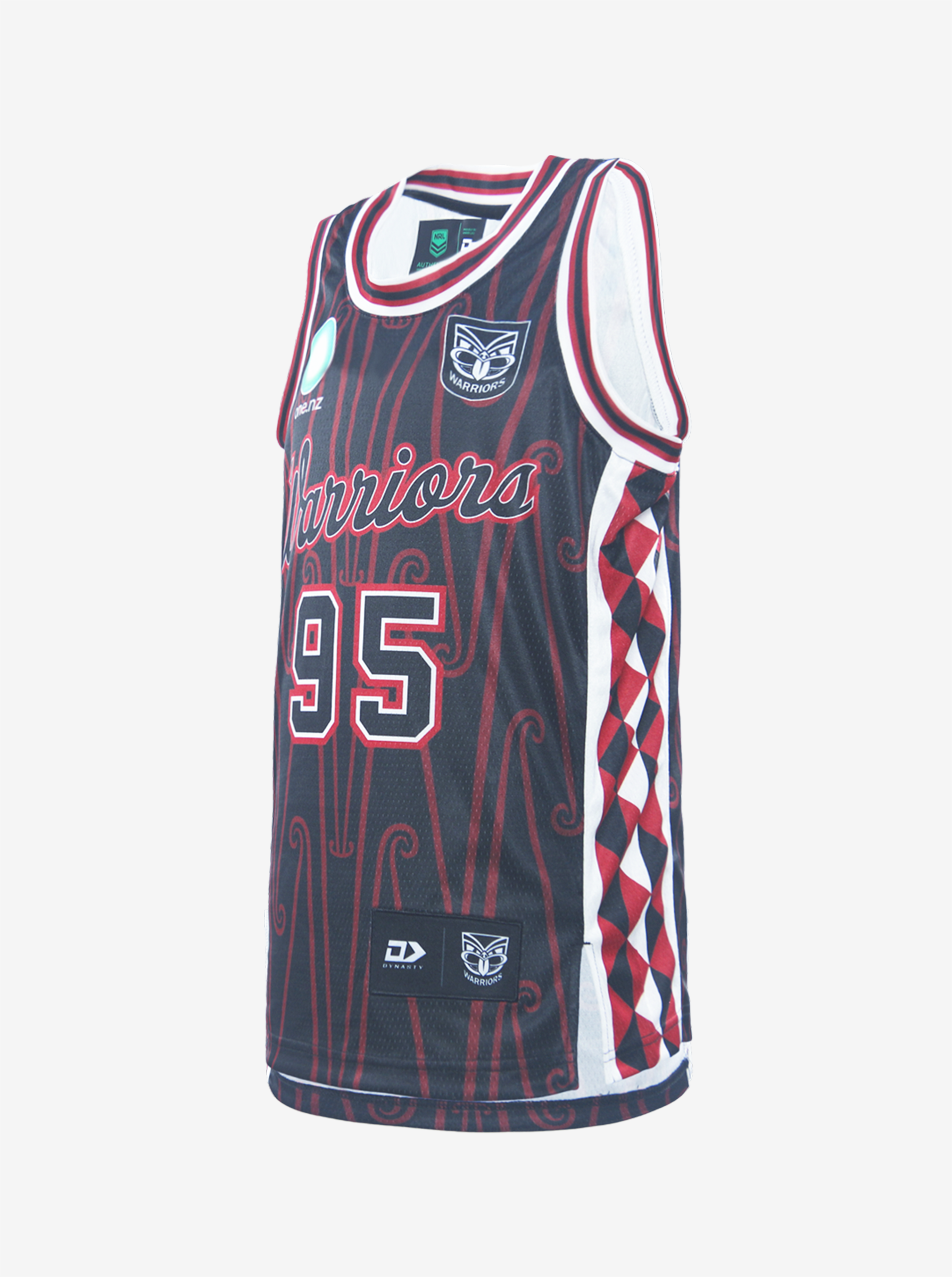 2026 NZ Warriors Te Ārahi Basketball Singlet Junior