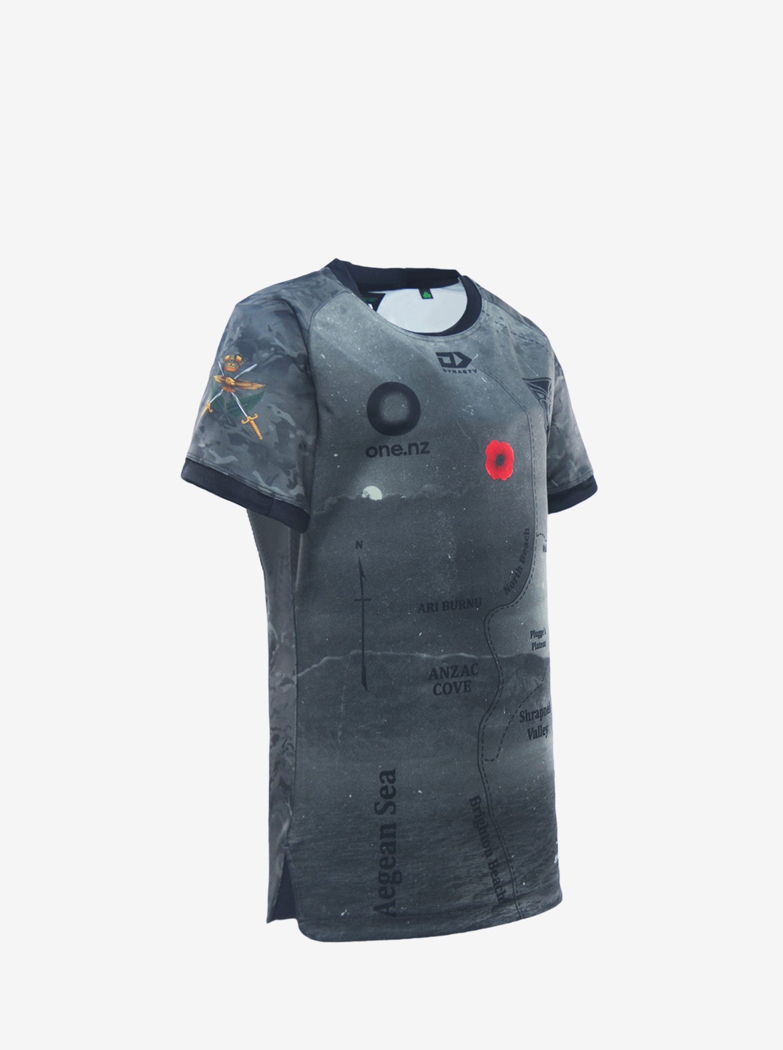 2025 New Zealand Warriors ANZAC Round Warm Up Tee Youth