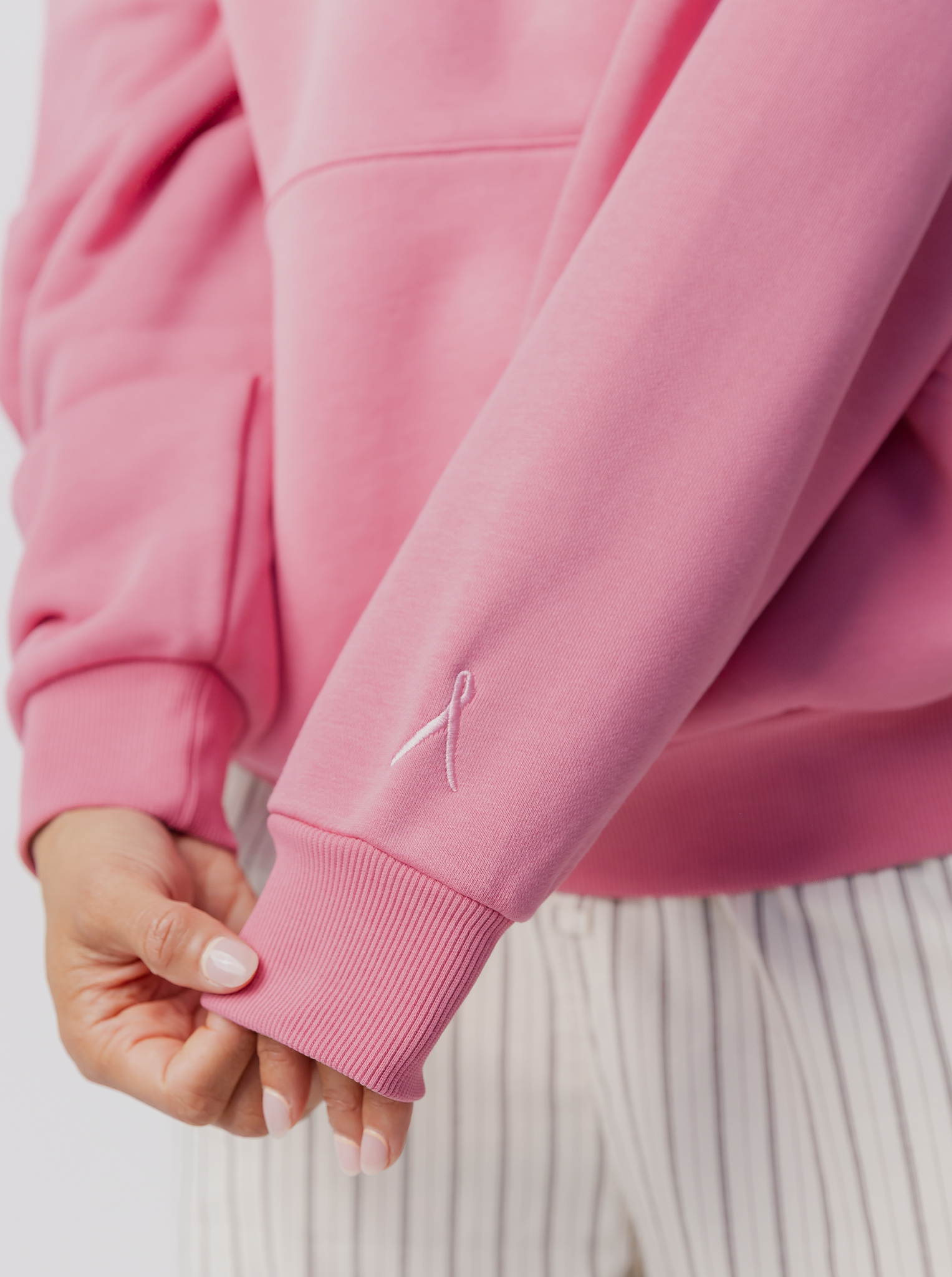 Taylor Sport x Pink Ribbon Heritage Hoodie in Pink