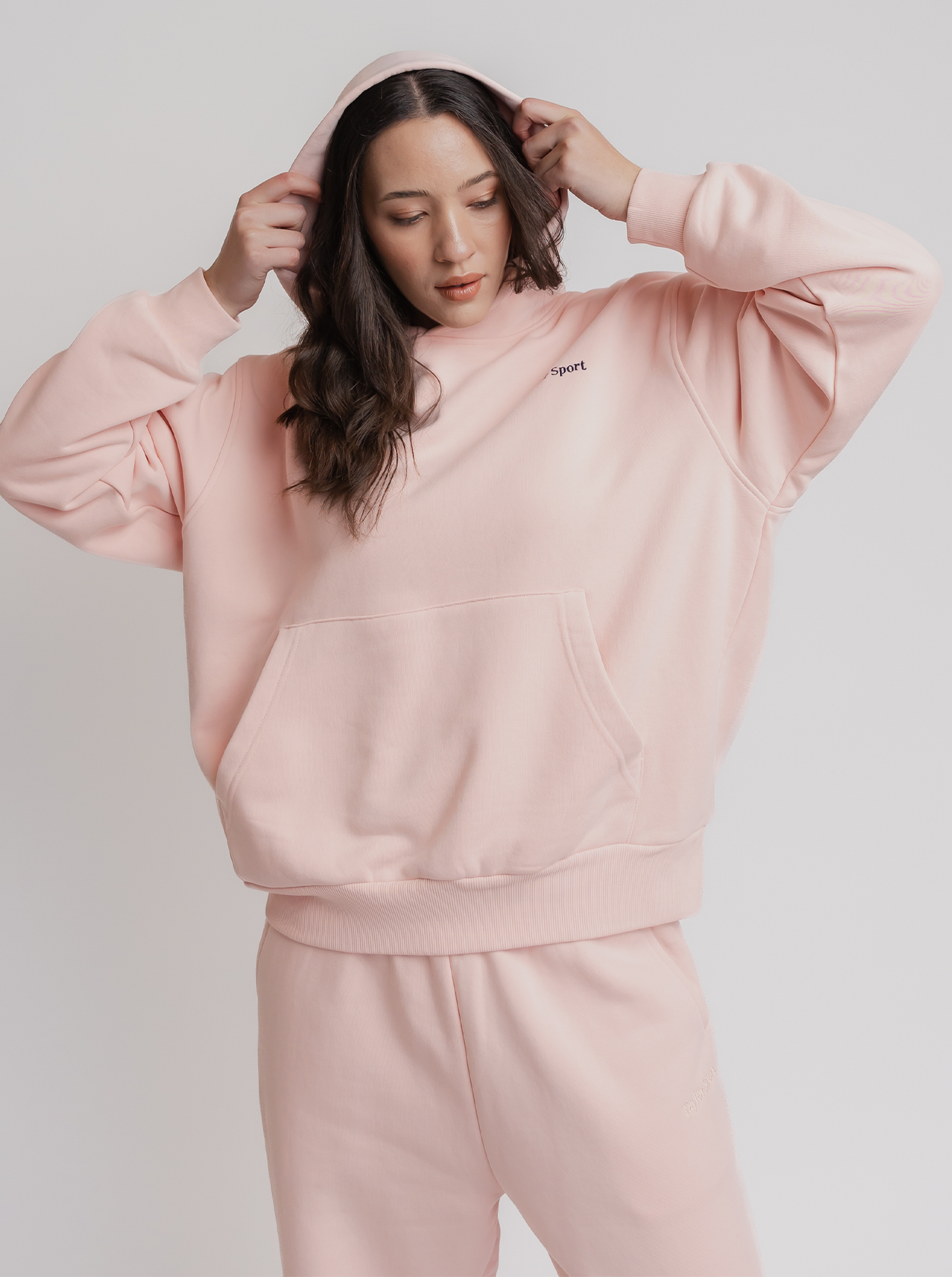 Heritage Hoodie in Pillow Pink