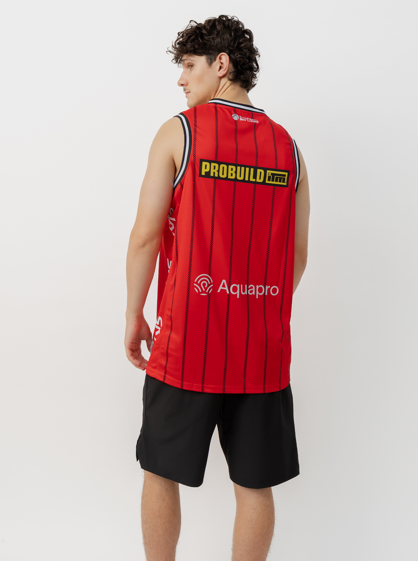 NZNBL Canterbury Rams Home Singlet Mens