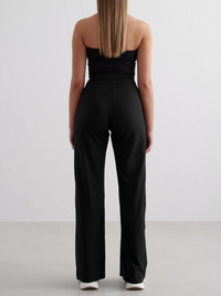Black Sense Wide Pants