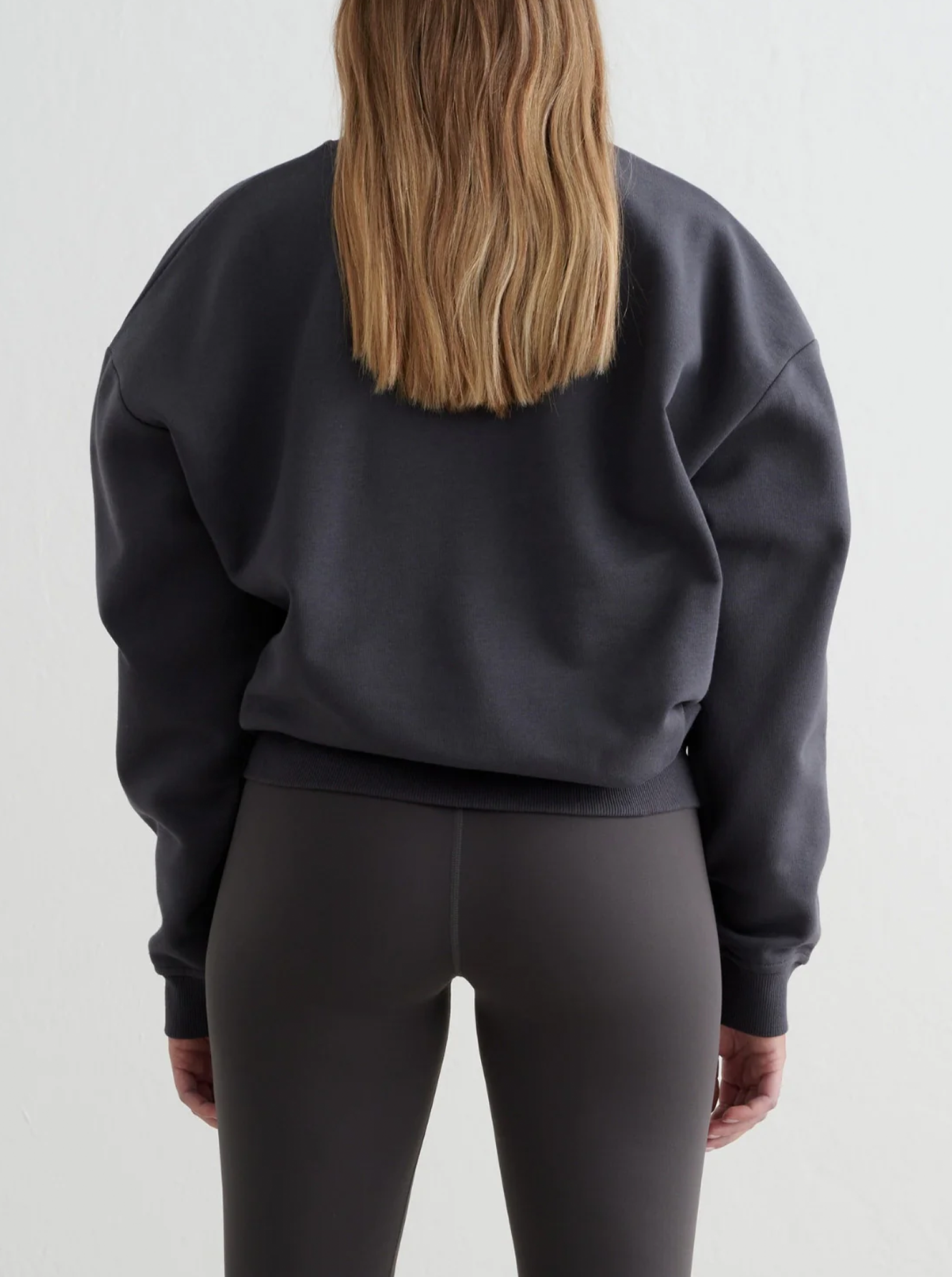 Shadow Grey Serif Sweatshirt