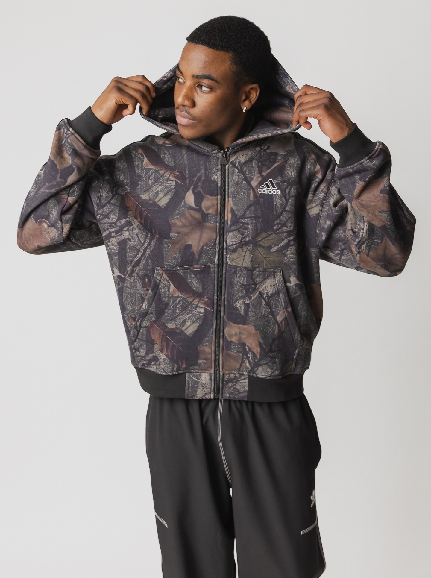 Camo Full-Zip Hoodie