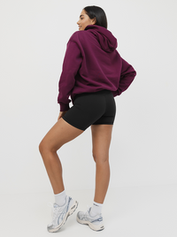 Heritage Hoodie In Mulberry