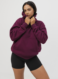 Heritage Hoodie In Mulberry