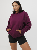 Heritage Hoodie In Mulberry