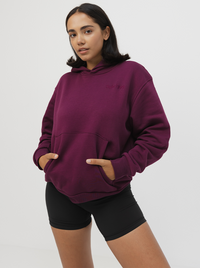 Heritage Hoodie In Mulberry